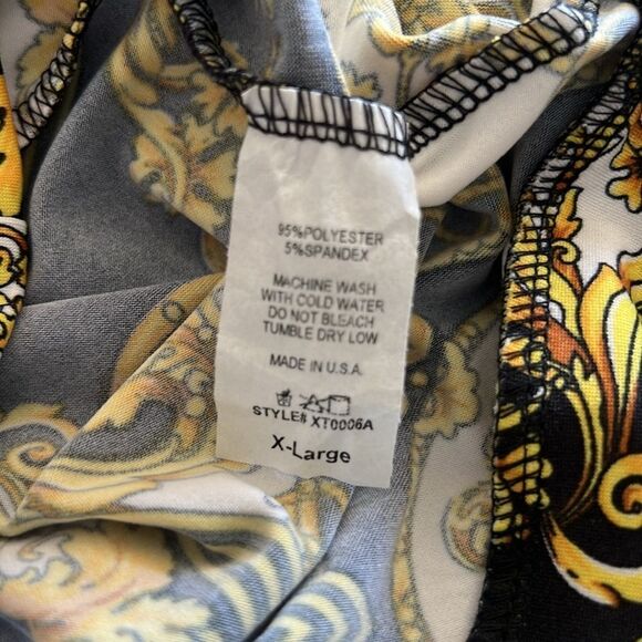 YOYO 5 Baroque Pattern Blouse - X-Large - Picture 8 of 8